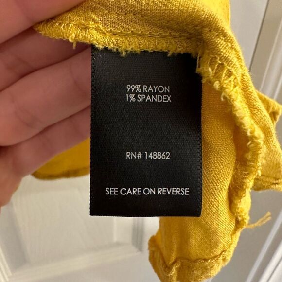 Torrid Rayon Slub Button-Front Tiered Tank size 2 - Picture 5 of 8